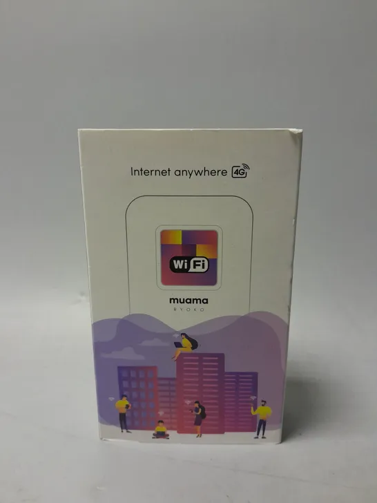 BOXED MUAMA RYOKO 4G PORTABLE WIRELESS WIFI ROUTER INTERNET HOTSPOT