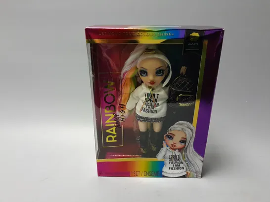 BOXED RAINBOW HIGH JUNIOR HIGH DOLL- AMAYA RAINE