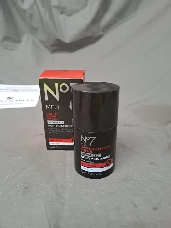 NO7 MEN ADVANCED NIGHT MOISTURISER 50ML