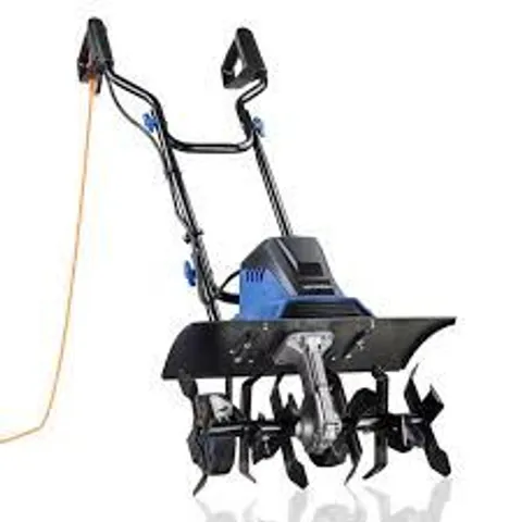 BOXED HYUNDAI 1500W ELECTRIC GARDEN TILLER, CULTIVATOR, ROTOVATOR AND ROTOTILLER WITH 6 ANGLED TEETH - HYT1500E