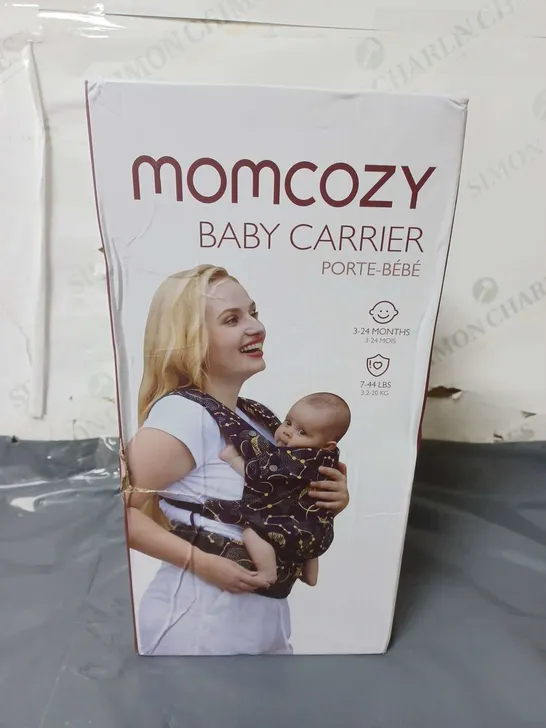 BOXED MOMCOZY BABY CARRIER FOR BABIES AGED 3-24 MONTHS