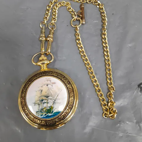 HMS VICTORY THEMED POCKET WATCH