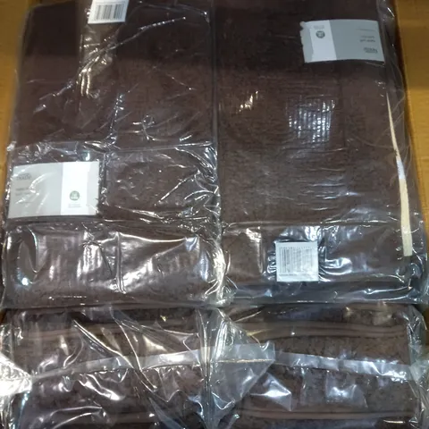 PALLET OF 9 BOXED BRAND NEW SUPER SOFT BROWN BATH MATS - 50X80CM - COLLECTION ONLY 