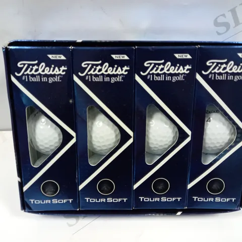 APPROX 12 TITLEIST TOUR SOFT GOLF BALLS