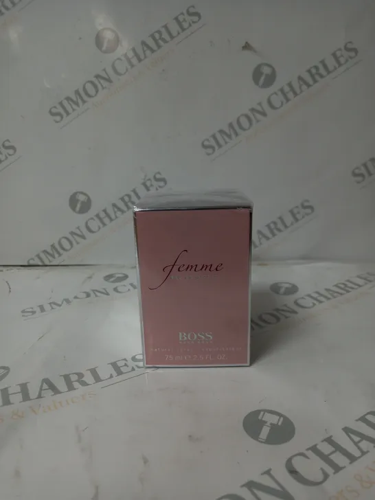 BOXED HUGO BOSS FEMME EAU DE PARFUM SPRAY 75ML - SEALED 