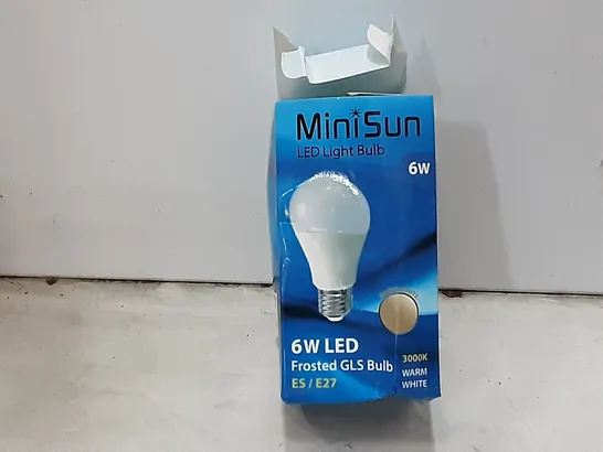 BOXED MINISUN LED FROSTED GLS E27 10W LIGHT BULB X 1