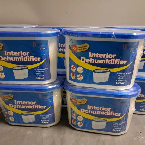 LOT OF 10 500ML INTERIOR DEHUMIDIFIER 