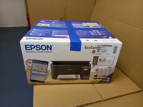 EPSON ECOTANK ET-2810 PRINT/SCAN/COPY WI-FI INK TANK PRINTER