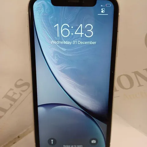 APPLE IPHONE XR - WHITE