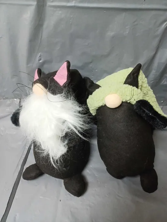 FESTIVE HALLOWEEN BLACK CAT GONKS RRP £19.99