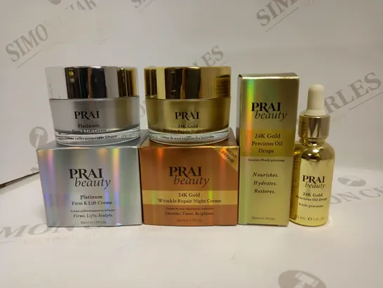 LOT OF 3 PRAI BEAUTY SKIN CARE ITEMS RRP £113.97