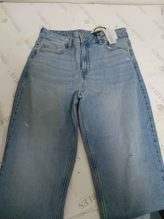 TU STRAIGHT MID RISE LIGHT JEANS - 12S