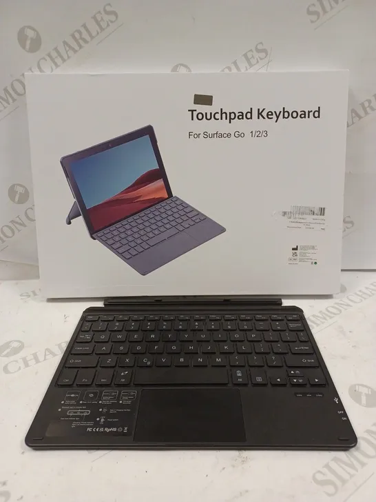 BOXED TOUCHPAD KEYBOARD FOR SURAFCE GO 1/2/3