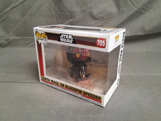 POP! STAR WARS - DART MAUL ON BLOODFIN SPEEDER BOBBLE HEAD - 705