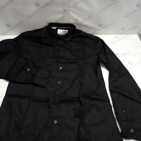 SELECTED HOMME BLACK LONG SLEEVE SHIRT - 16.5