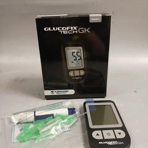 BOXED A.MENARINI GLUCOFIX TECH GK METER SET 