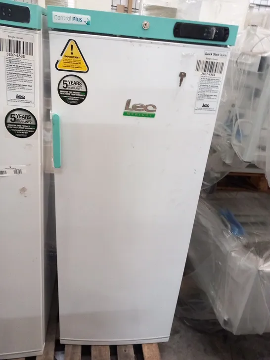 LEC PPSR273UK FREESTANDING PHARMACY CONTROL PLUS FRIDGE - SOLID DOOR 273 LITRES