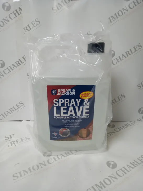 BOXED SPEAR AND JACKSON SPRAY AND LEAVE 5 LITRE 