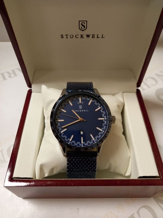 STOCKWELL AUTOMATIC MESH STRAP WRISTWATCH  RRP £650