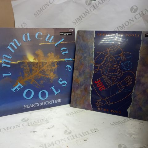 LOT OF 2 IMMACULATE FOOLS VINYLS - SEALED