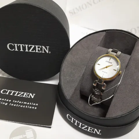 CITIZEN ECO-DRIVE LADIES BRACELET WATCH