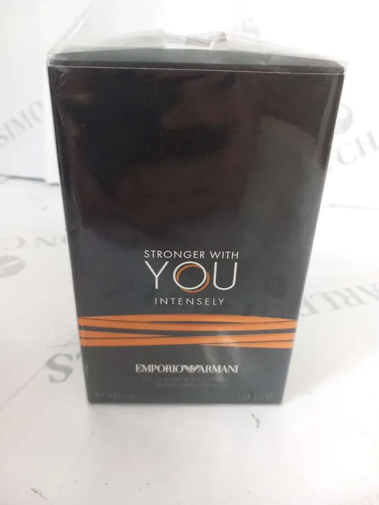 BOXED EMPORIO ARMANI STRONGER WITH YOU INTENSELY EAU DE PARFUM 100ML 