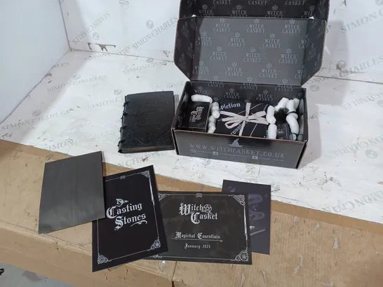 BOXED WITCH CASKET SET 