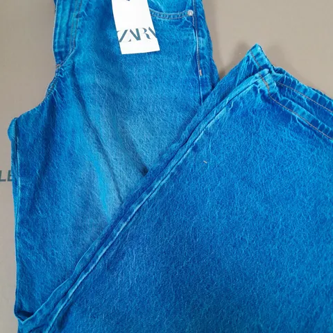 ZARA MID RISE WIDE LEG JEANS - EUR 38