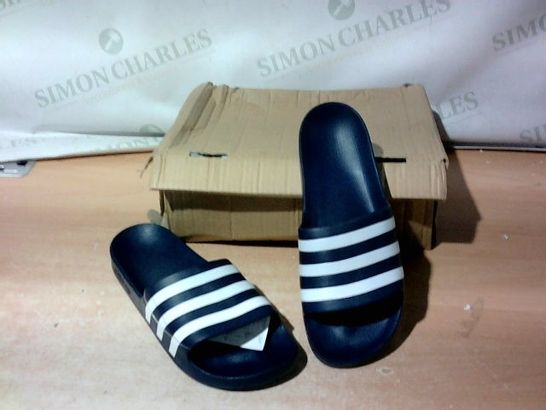 BOXED PAIR OF ADIDAS FLIPFLOPS SIZE 11