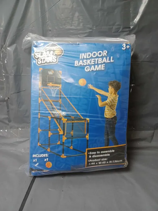 SINGLE HOOP INDOOR BASKETBALL GAME RRP £29.99