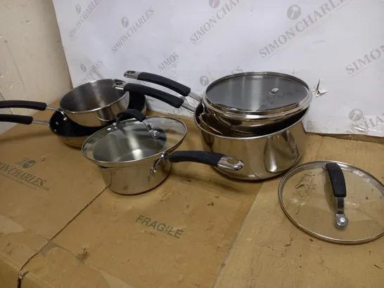 MEYER INDUCTION STAINLESS STEEL COOKWARE SET