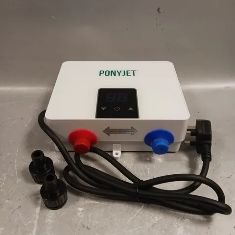 BOXED PONYJET JET01 INSTANT WATER HEATER 