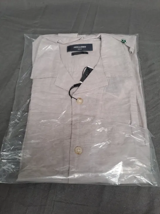 SEALED JACK & JONES LINEN RESORT SHIRT - MEDIUM