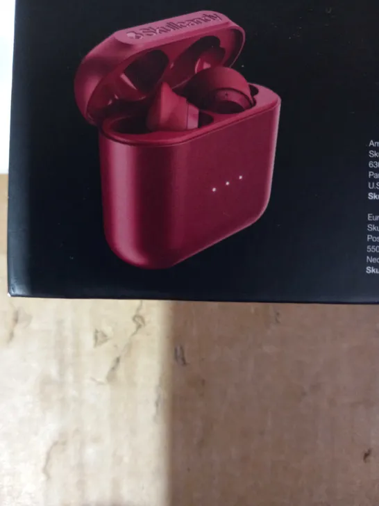 SKULLCANDY INDY TRUE WIRELESS EARBUDS - RED