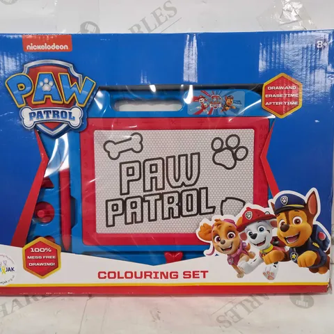 PAW PATROL COLOURING SET