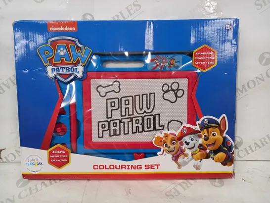 PAW PATROL COLOURING SET