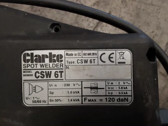 CLARKE CSW6T SPOT WELDER 