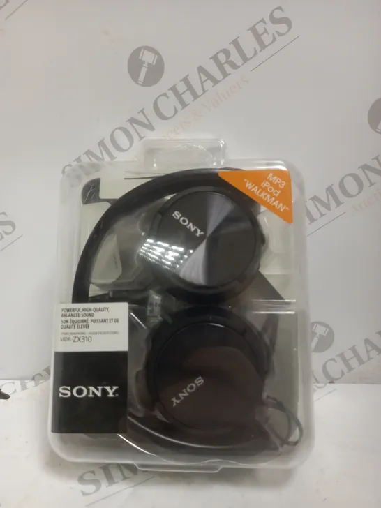 BOXED SONY MDR-ZX310 HEADPHONE, BLACK