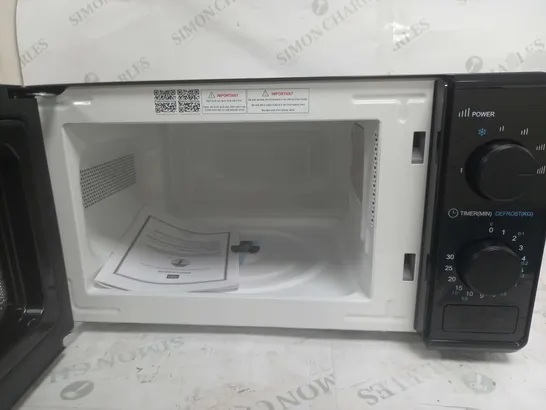 COOKWORKS 700W STANDARD MICROWAVE MM7 - BLACK