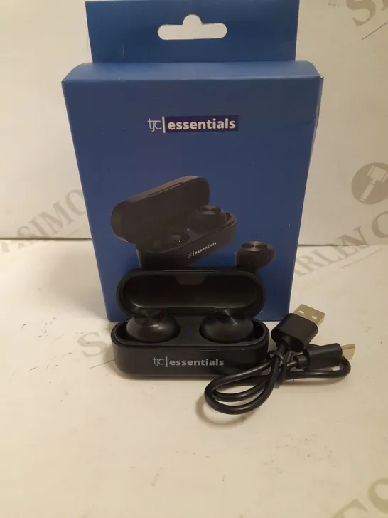 TJC ESSENTIALS TRUE WIRELESS EARBUDS - BLACK