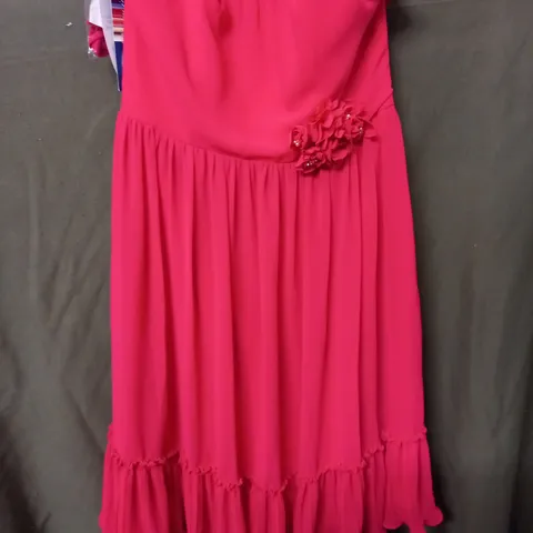 ALFRED ANGELO RED EMBELLISHED DRESS - UK 13