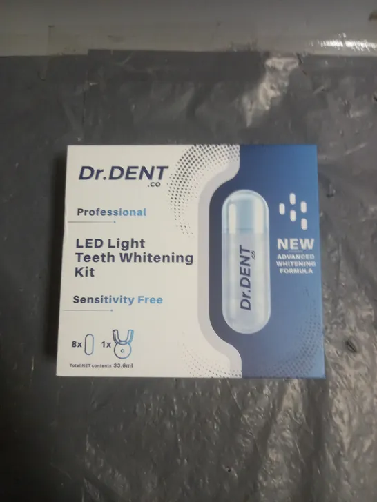 BOXED DR.DENT LED LIGHT TEETH WHITENING KIT