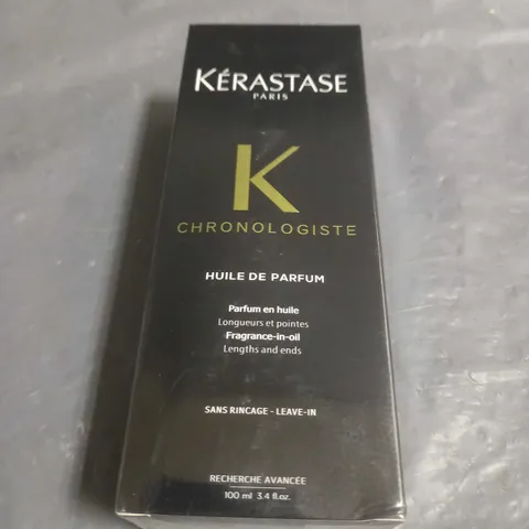 BOXED AND SEALED KERASTASE K CHRONOLOGISTE LEAVE IN HAIR FRAGRANCE OIL 100ML