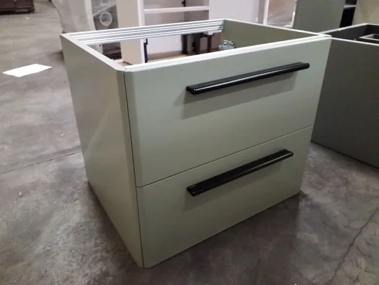 BRAND NEW 2 DRAWER VANITY UNIT - 600×450×500MM