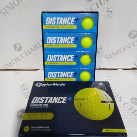 BOXED MULTIPACK OF TAYLORMADE DISTANCE PLUS GOLF BALLS