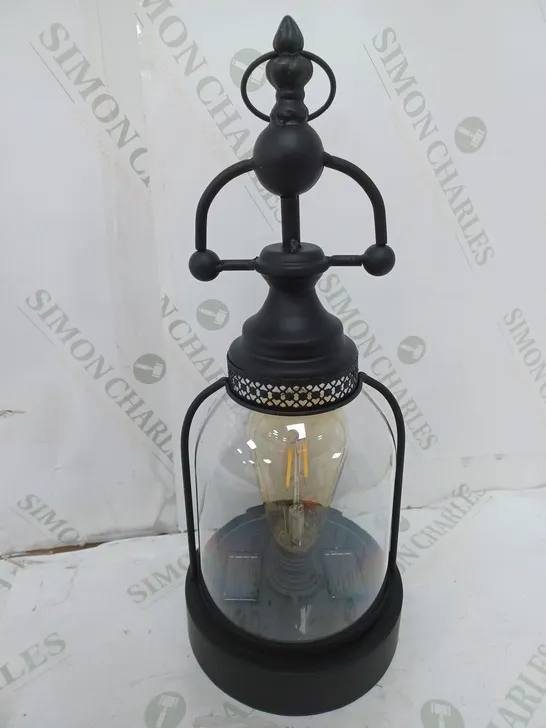 BOXED HANGING LANTERN WITH BULB