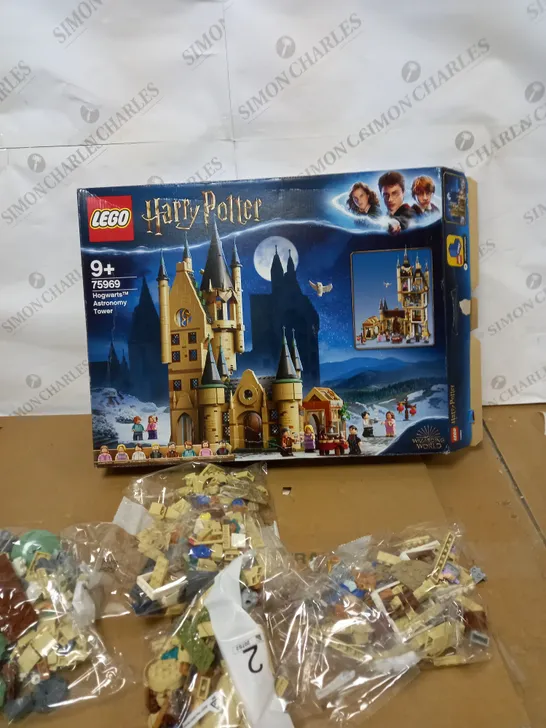 BOXED LEGO HARRRY POTTER HOGWARTS ASTRONOMY TOWER RRP £114.99