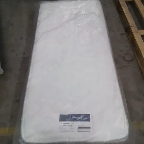 QUALITY BAGGED SILENTNIGHT POCKET SPRUNG MEMORY FOAM TOP SINGLE MATTRESS