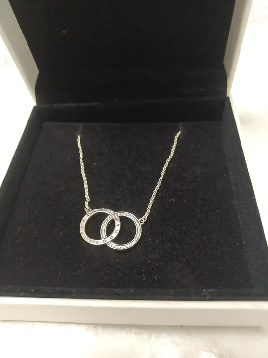 BOXED PANDORA SILVER NECKLACE 