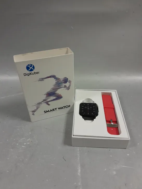 BOXED DIGIKUBER SMARTWATCH & STRAP 